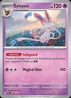 Sylveon card in English