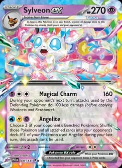 Sylveon ex card in English