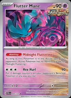 Flutter Mane card in English