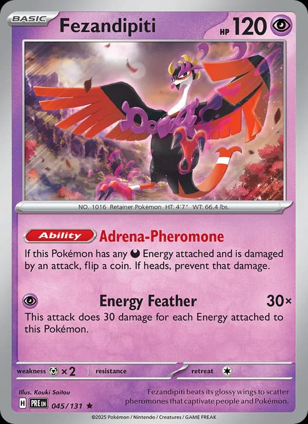 Fezandipiti card in English