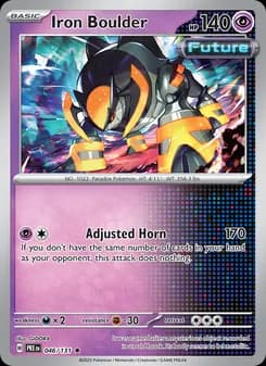 Iron Boulder card in English