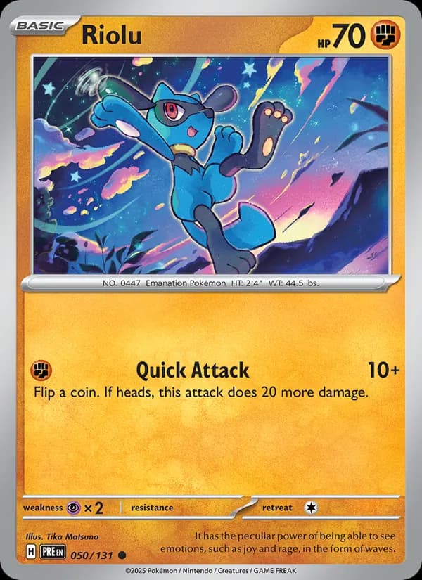 Riolu card in English