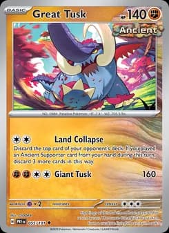 Great Tusk card in English
