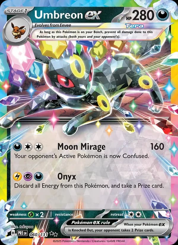 Umbreon ex card in English