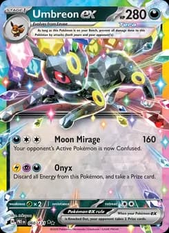 Umbreon ex card in English