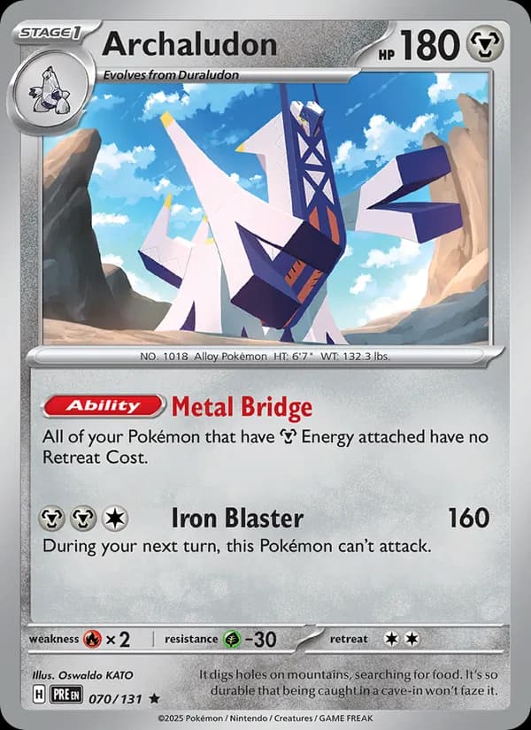 Archaludon card in English