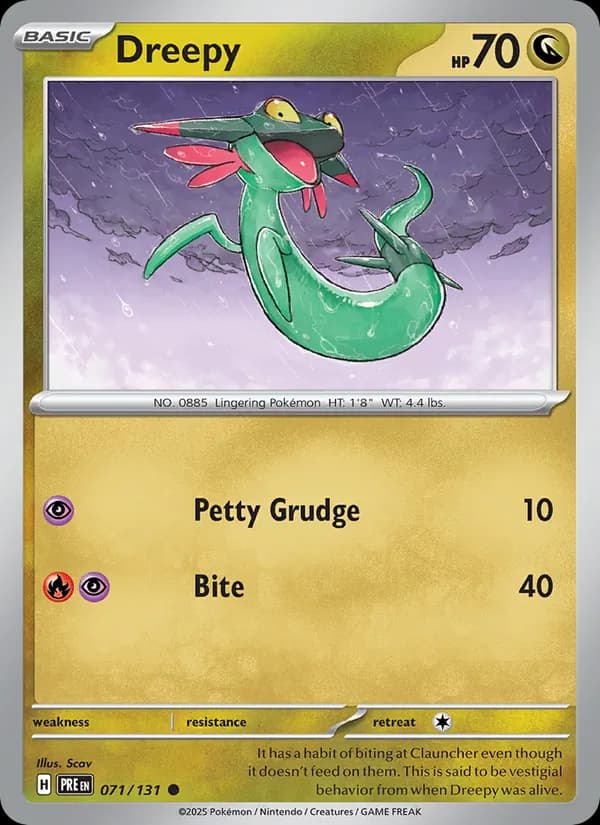Dreepy card in English