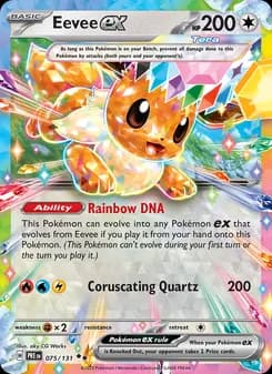 Eevee ex card in English