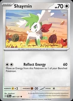 Shaymin card in English