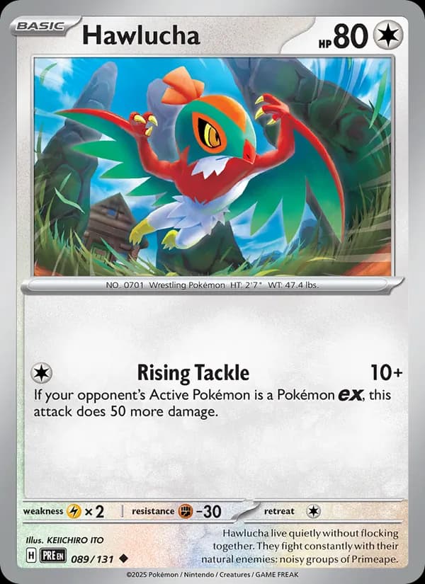 Hawlucha card in English