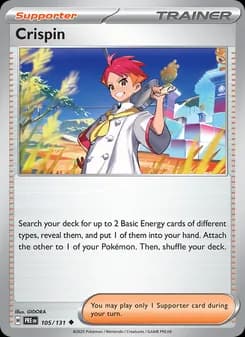 Crispin card in English