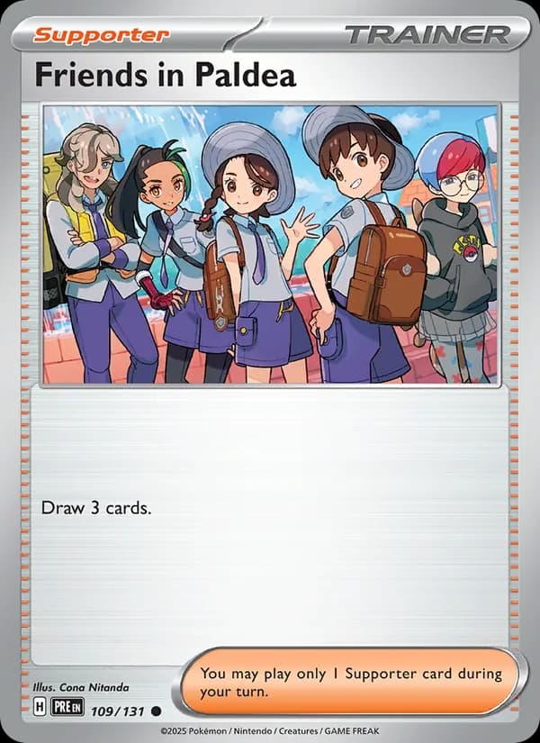 Friends in Paldea card in English