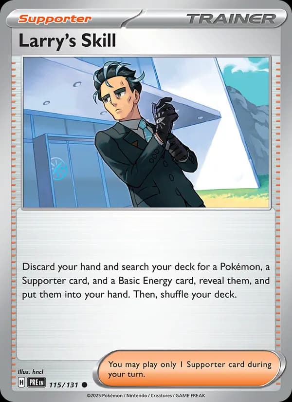Larry's Skill card in English
