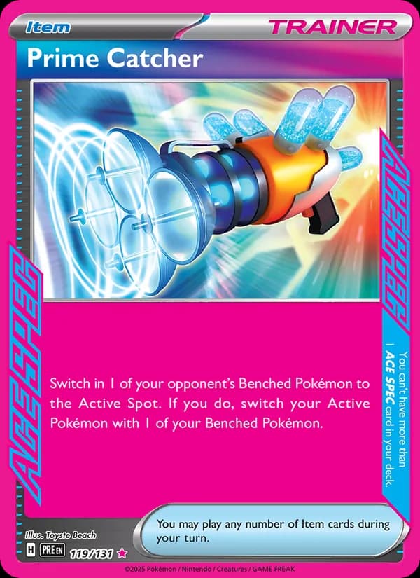 Prime Catcher card in English