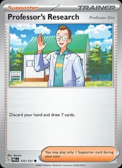 Professor's Research card in English