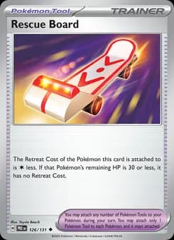 Rescue Board card in English