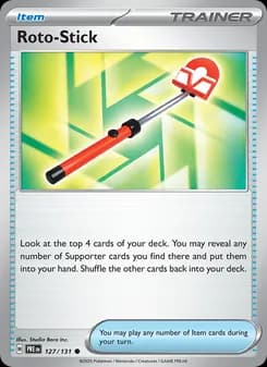 Roto-Stick card in English