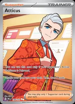 Atticus card in English