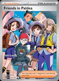Friends in Paldea card in English