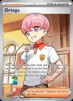 Ortega card in English