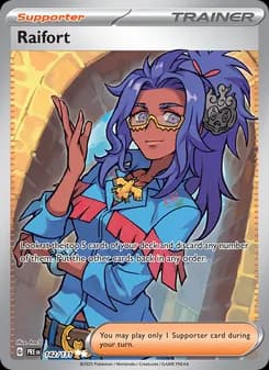 Raifort card in English