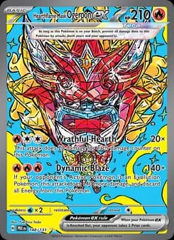 Hearthflame Mask Ogerpon ex card in English