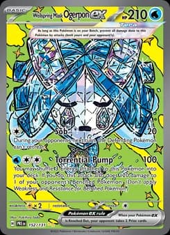 Wellspring Mask Ogerpon ex card in English
