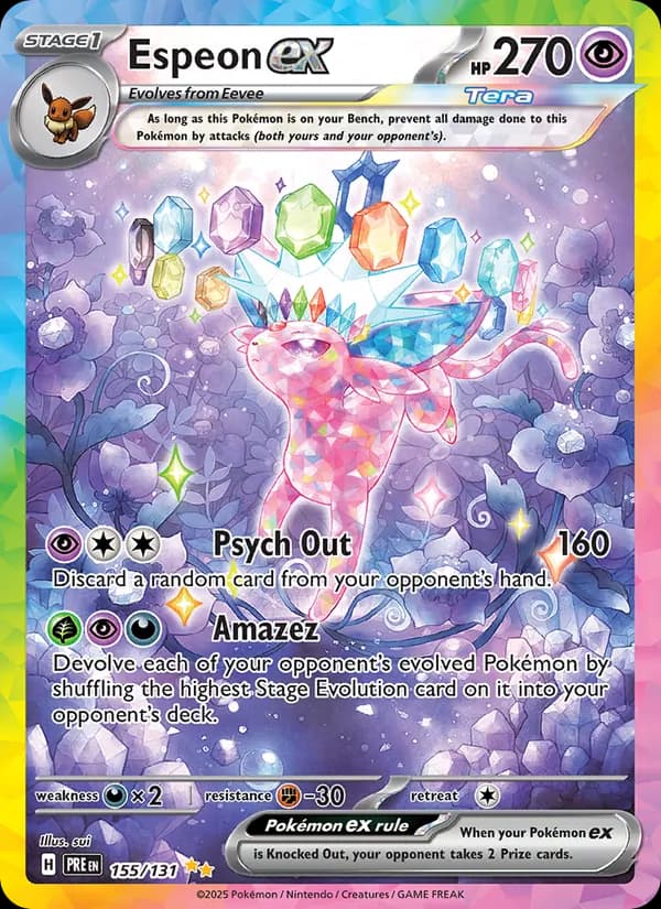 Espeon ex card in English
