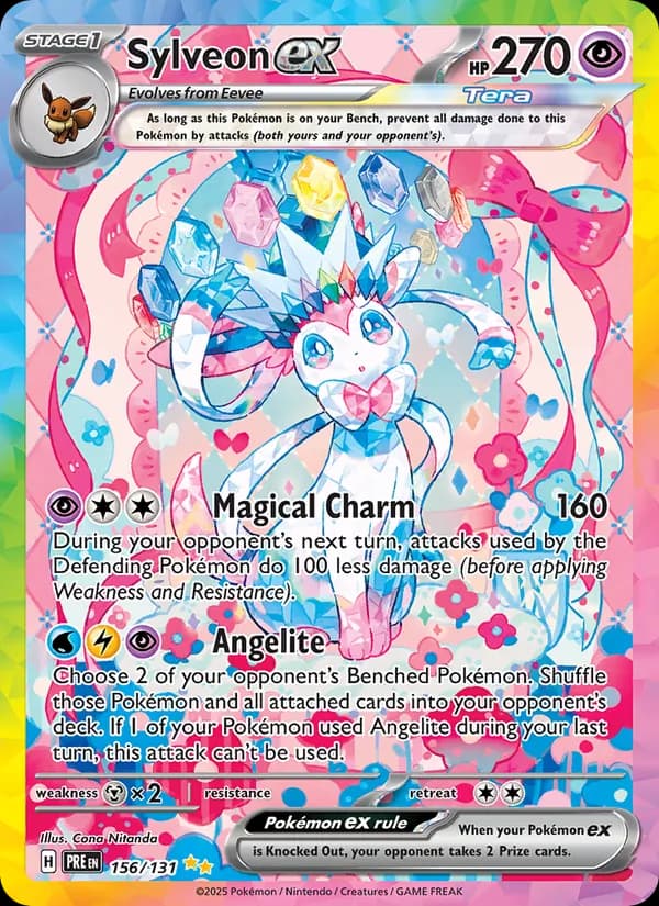 Sylveon ex card in English