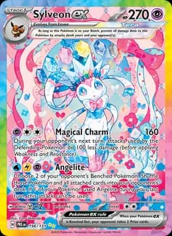 Sylveon ex card in English