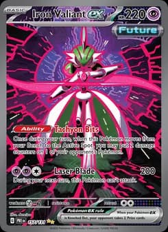 Iron Valiant ex card in English
