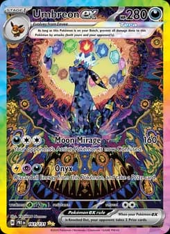 Umbreon ex card in English