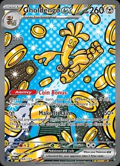 Gholdengo ex card in English