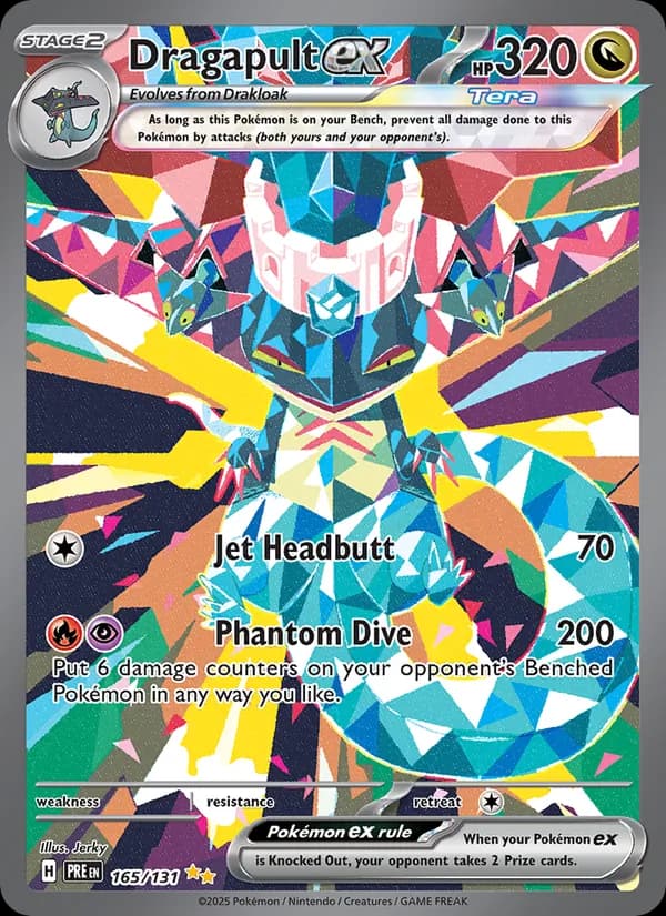 Dragapult ex card in English