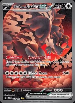 Bloodmoon Ursaluna ex card in English