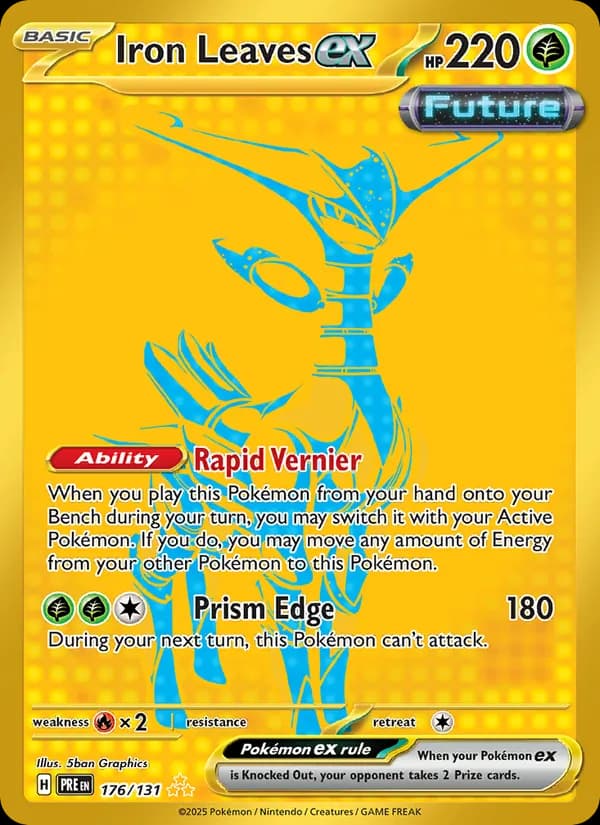 Iron Leaves ex card in English