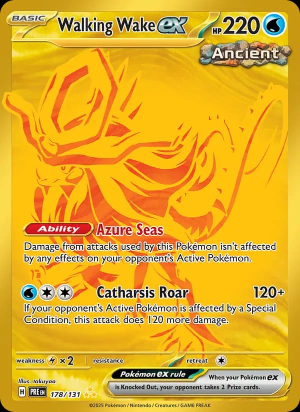 Walking Wake ex card in English