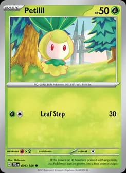 Petilil card in English