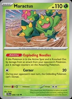 Maractus card in English