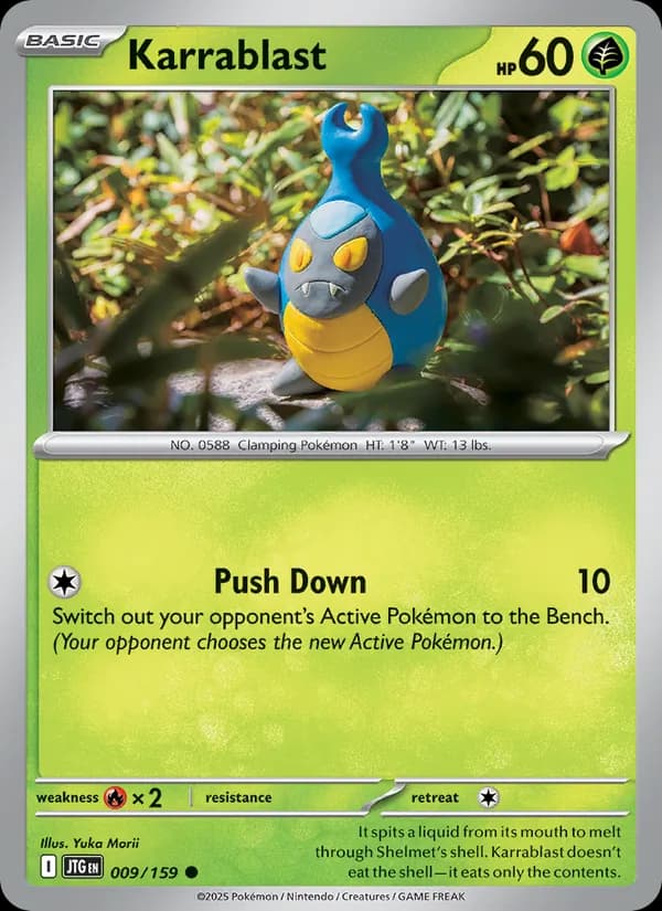 Karrablast card in English