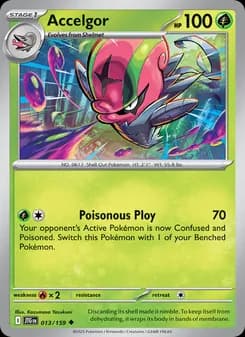 Accelgor card in English