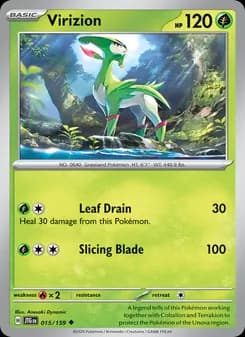 Virizion card in English