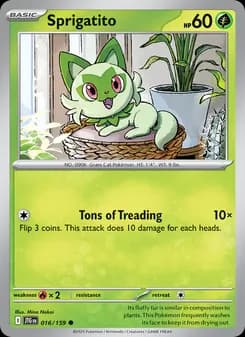 Sprigatito card in English