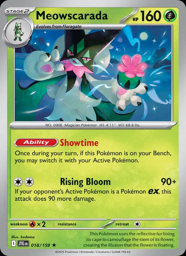 Meowscarada card in English