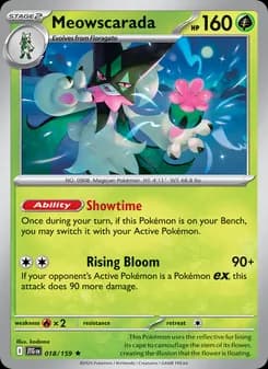 Meowscarada card in English