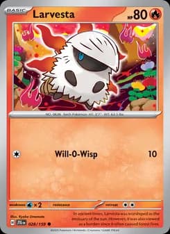 Larvesta card in English