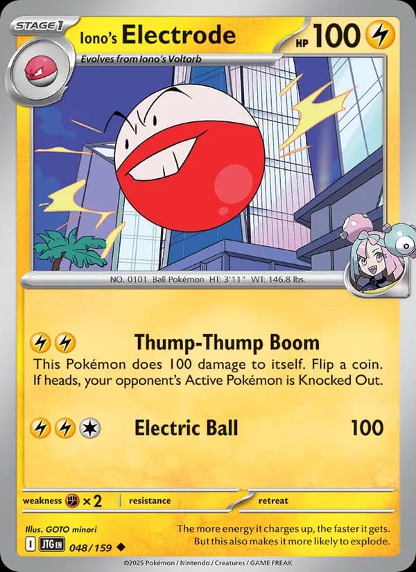 Iono's Electrode card in English