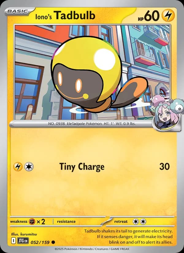 Iono's Tadbulb card in English