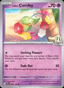 Lillie's Comfey card in English