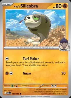 Hop's Silicobra card in English